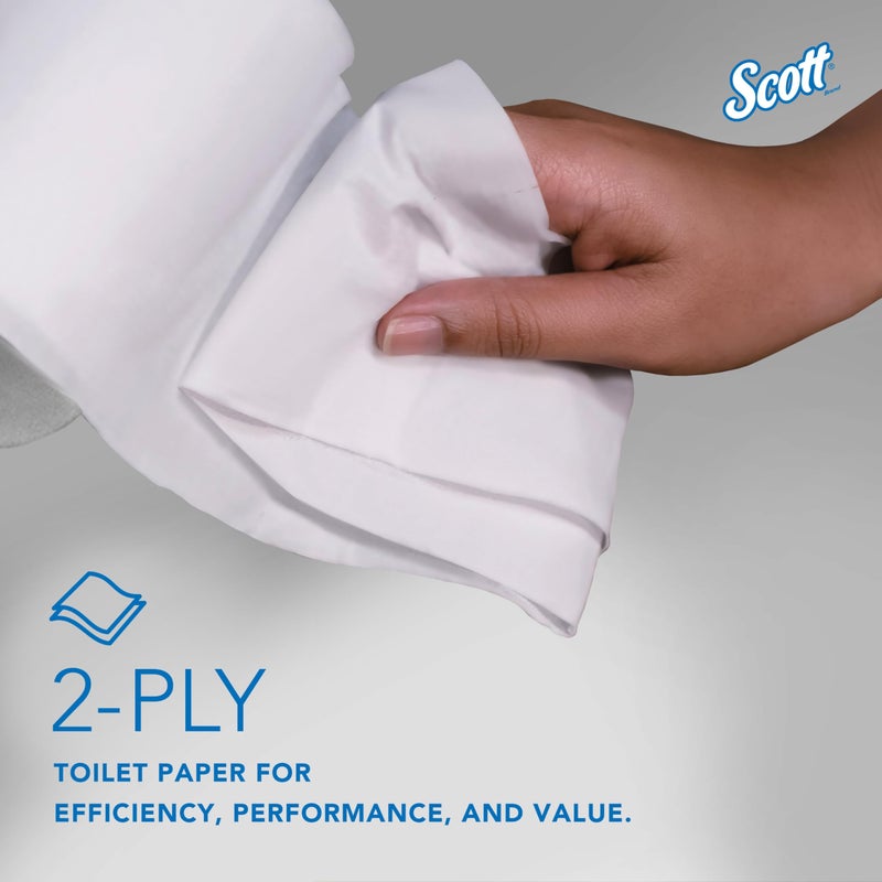 Scott Professional Essential Coreless High-Capacity Standard Roll Toilet Paper, Bulk (04007), 2-Ply, White (36 Rolls of 1,000 Sheets, 36,000 Sheet Total) - Image 5