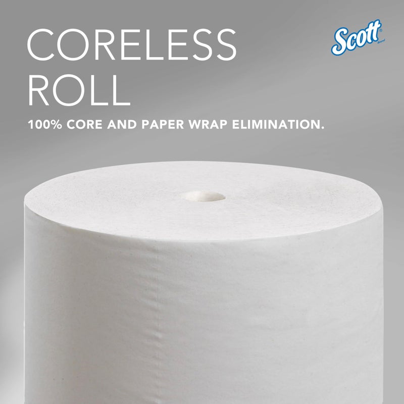 Scott Professional Essential Coreless High-Capacity Standard Roll Toilet Paper, Bulk (04007), 2-Ply, White (36 Rolls of 1,000 Sheets, 36,000 Sheet Total) - Image 4