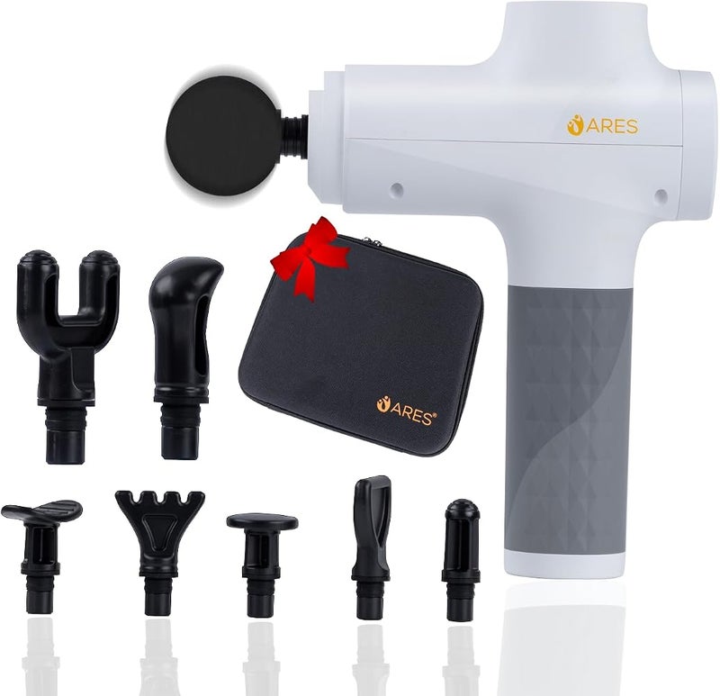 ARES iPower Gun Massager, 6 Speeds modes, 8 Massage Heads - Image 1