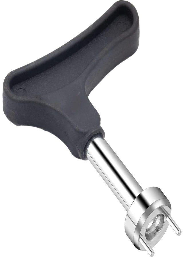 Kodrily Universal Golf Shoe Spike Wrench Handheld Tool, Zinc Alloy Golf Shoe Spike Removal Tool with Ergonomic Grip, Adjustment Cleat Key Spike Wrenches Maintenance Replacement Accessory - Image 1