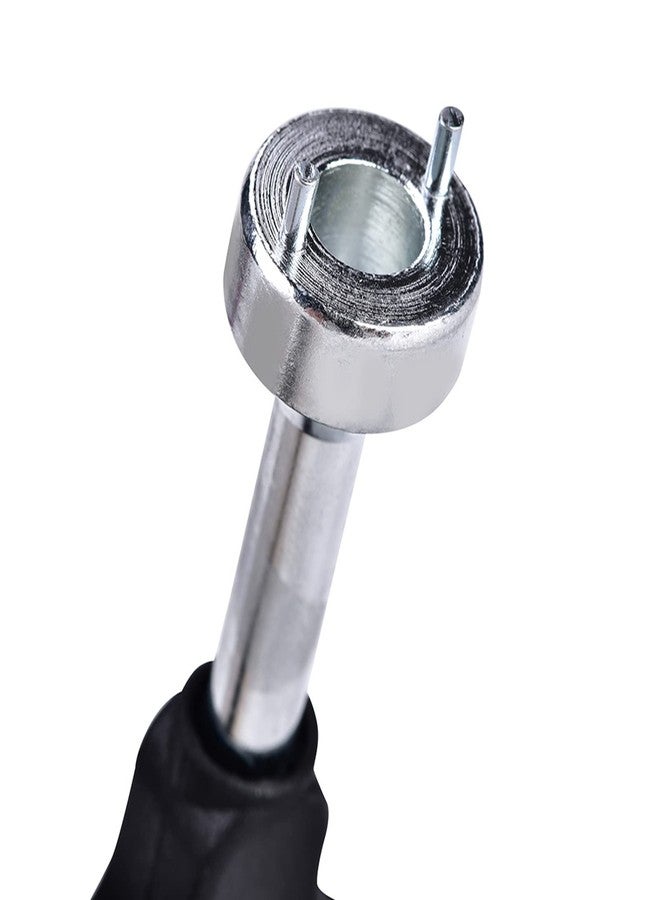 Kodrily Universal Golf Shoe Spike Wrench Handheld Tool, Zinc Alloy Golf Shoe Spike Removal Tool with Ergonomic Grip, Adjustment Cleat Key Spike Wrenches Maintenance Replacement Accessory - Image 5