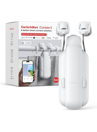 SwitchBot Automatic Curtain Opener - Bluetooth Remote Control Smart Curtain with App/Timer, Upgraded High-Performance Motor, Add SwitchBot Hub to Work with Alexa, Google Home, HomeKit (Curtain 3, Rod) - pzsku/ZFD4C4BFDCC7682275285Z/45/_/1719649939/524f1045-19de-4b45-bc3a-e788bf60d93a