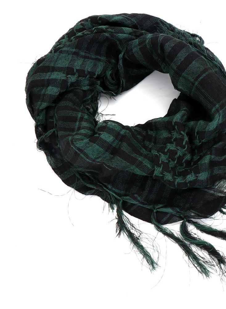 Loquat Wind-Proof And Sand-Proof Warm Scarf Blackish Green - Image 2