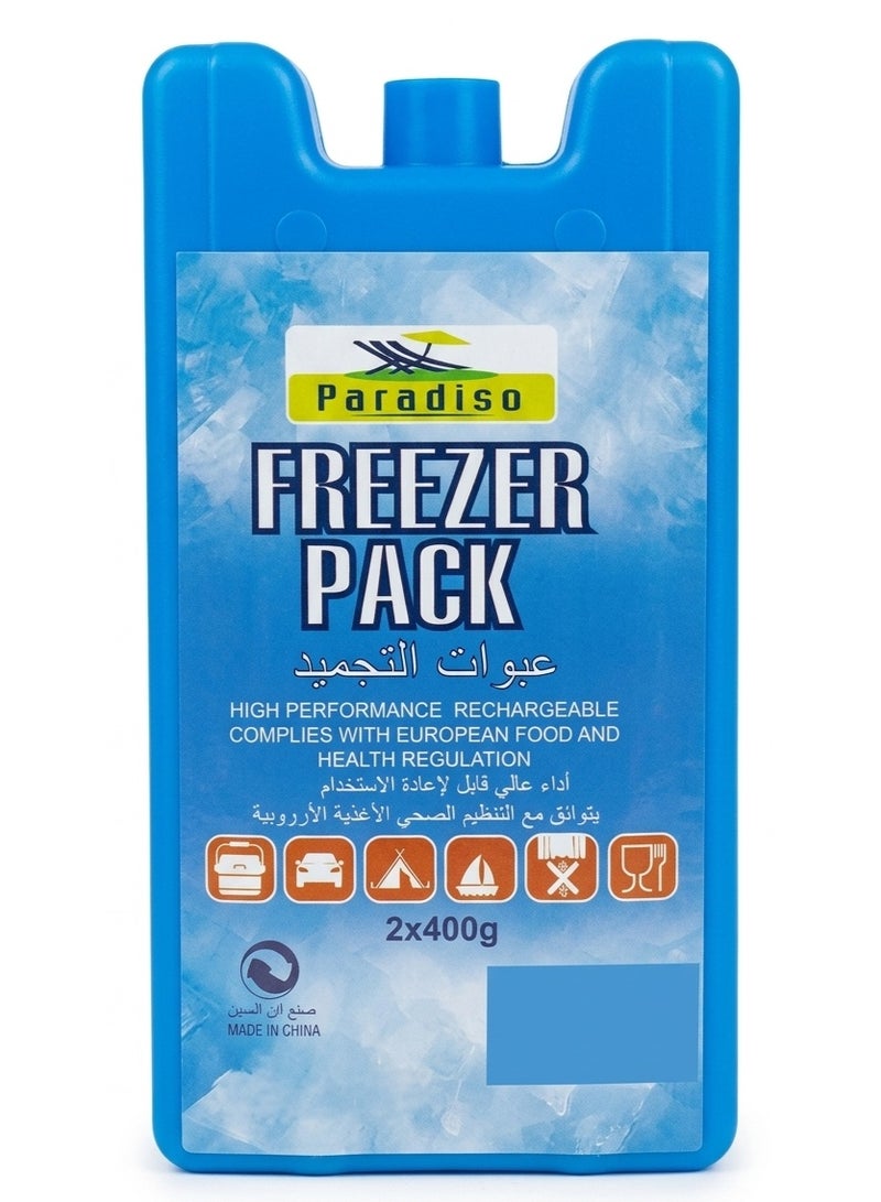 Paradiso Freezer Pack Blue 2 Pcs X 400G - Image 1