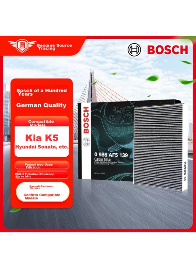 Bosch Air Conditioning Filter 5139 For Ford New Transit, Kia Kx7, K5, 9th Generation Sonata, Kusutu - Image 1