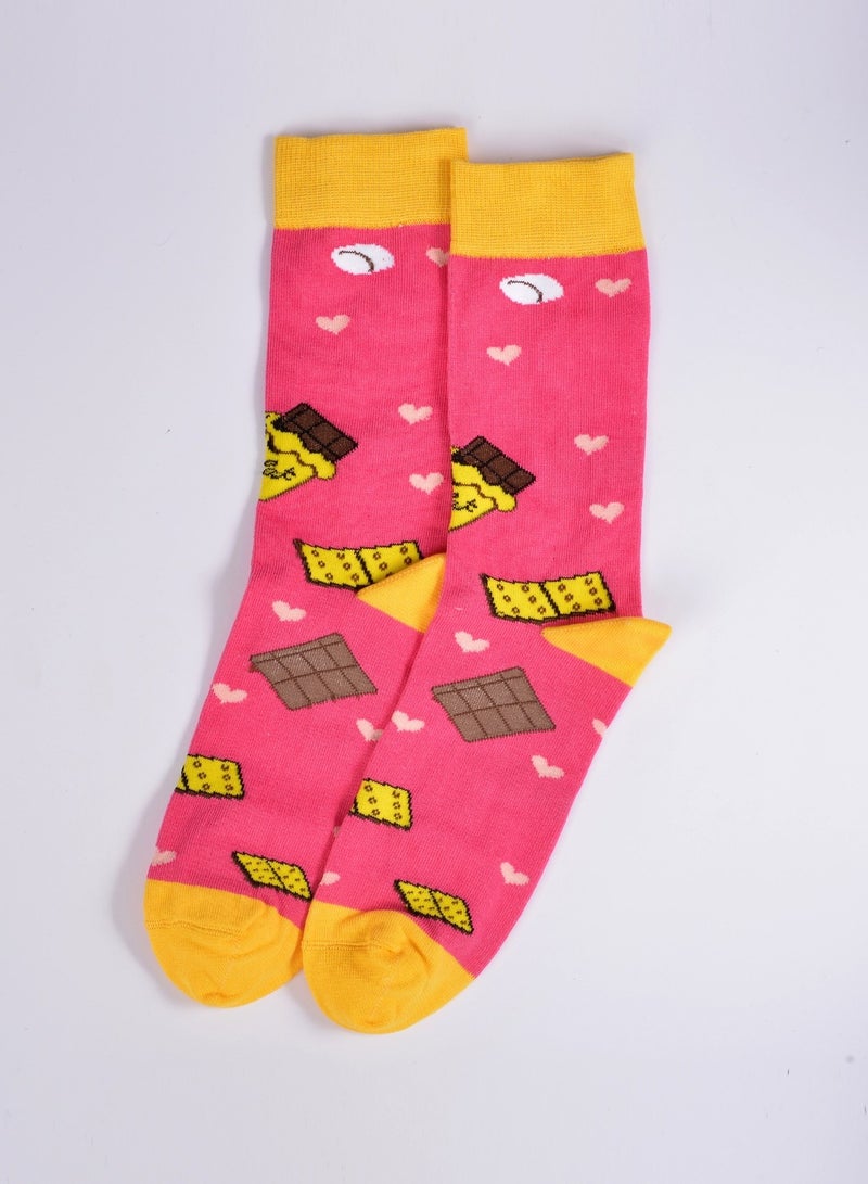 Chocolate Women Socks 1 Pair