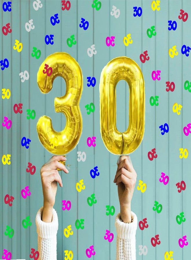 OJLDKTH زينة عيد الميلاد الثلاثين، زينة لامعة معدنية لحفلات عيد الميلاد الثلاثين، زينة طاولة لحفلات الذكرى السنوية وأعياد الميلاد والتقاعد. (30 لونًا) - Image 4