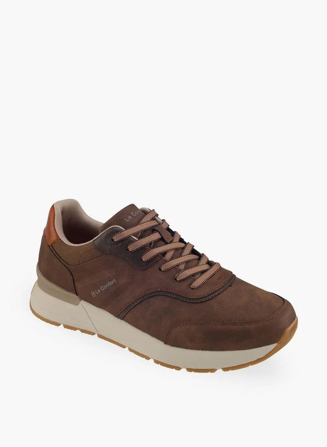 Le Confort Men Lace-Up Ankle Sneakers