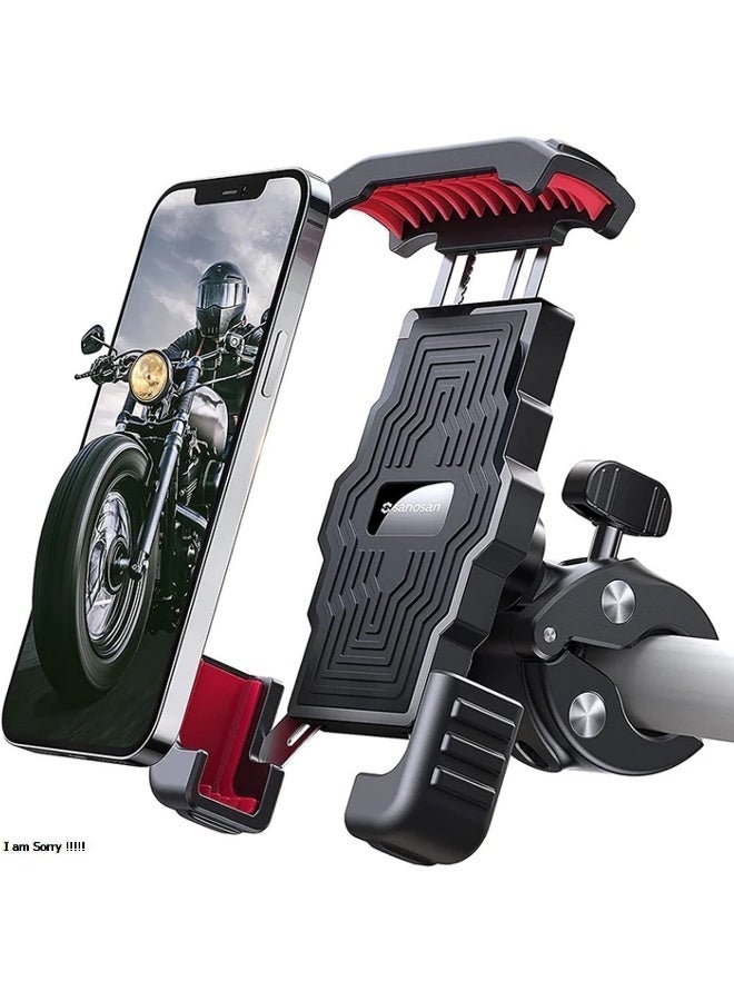 PROMASS Motorcycle Mobile Phone Holder – One-Hand Quick Lock Mount