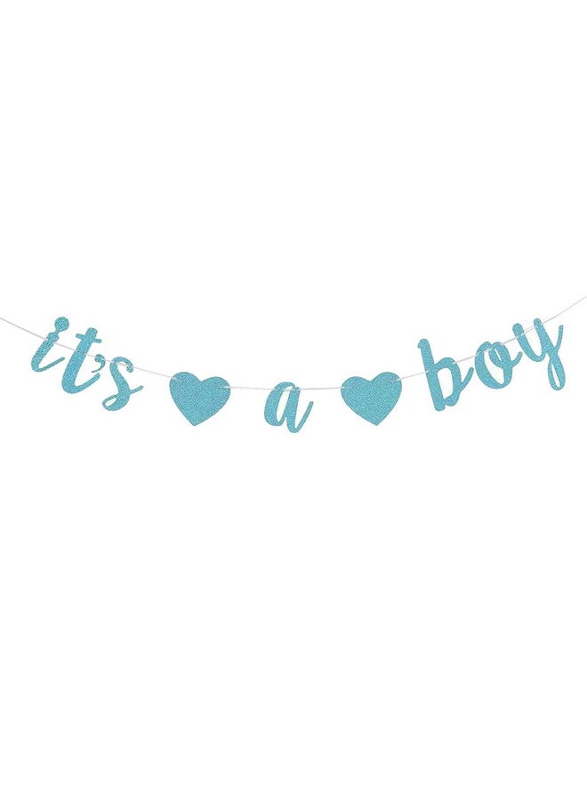 Oarkive It Is A Boy Banner Sign Bunting Christening Baby Shower Garland Decoration Birthday Party Favors  - Image 1