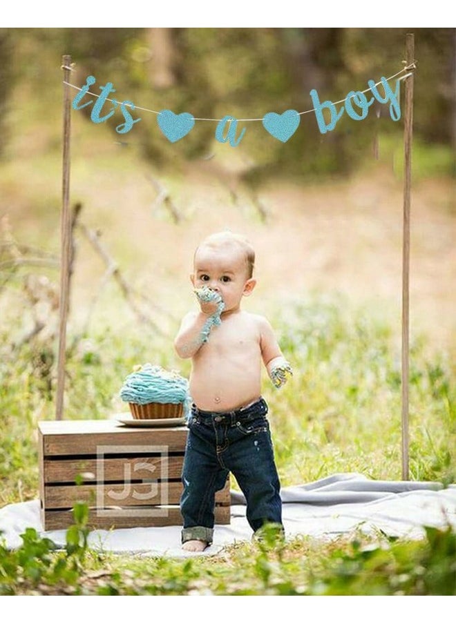 Oarkive It Is A Boy Banner Sign Bunting Christening Baby Shower Garland Decoration Birthday Party Favors  - Image 5