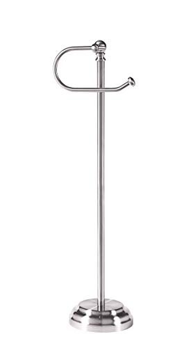 SunnyPoint Classic Bathroom Free Standing Toilet Tissue Paper Roll Holder Stand - Image 3