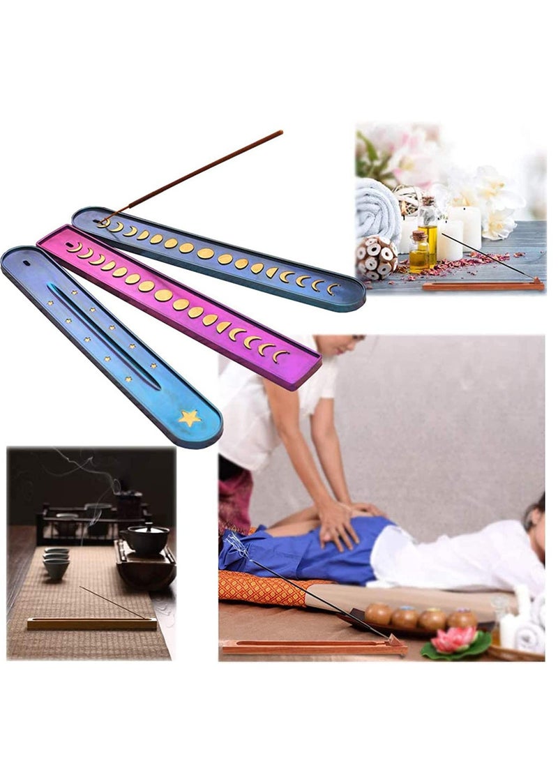 Excefore Incense Holder Resin Molds Moon Phase Incense Burner Container Epoxy Resin Casting Mold Incense Sticks Ashes Catcher Mold - Image 5