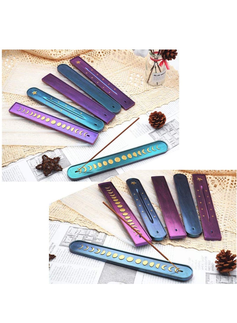 Excefore Incense Holder Resin Molds Moon Phase Incense Burner Container Epoxy Resin Casting Mold Incense Sticks Ashes Catcher Mold - Image 4