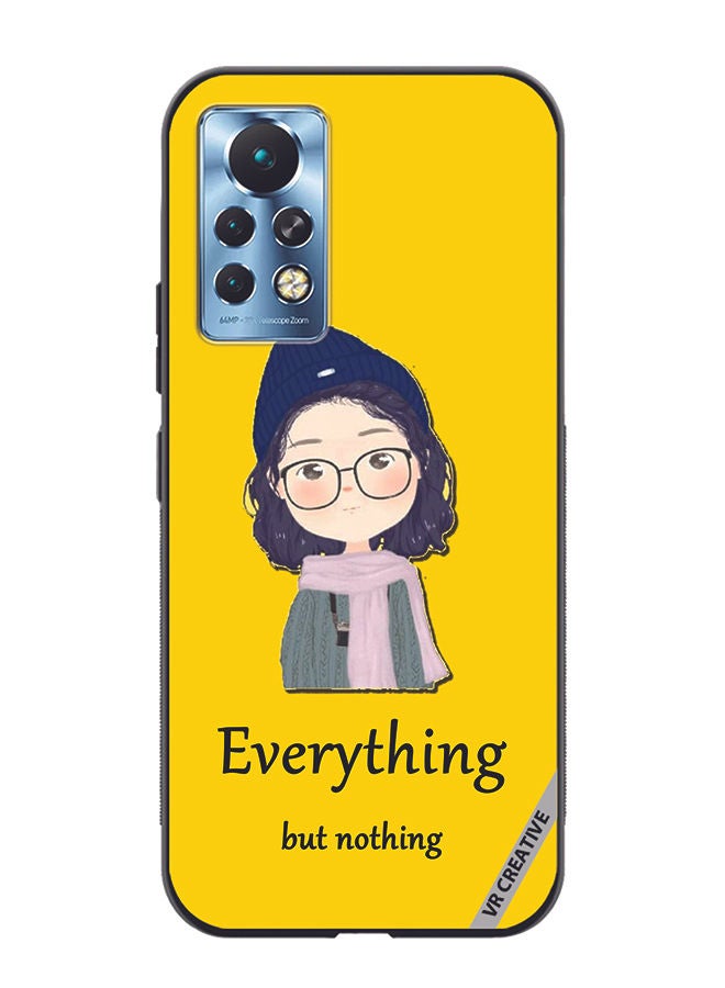VR CREATIVE Protective Case Cover For Infinix Note 11 Pro Everything But Nothing Design Multicolour - Image 1