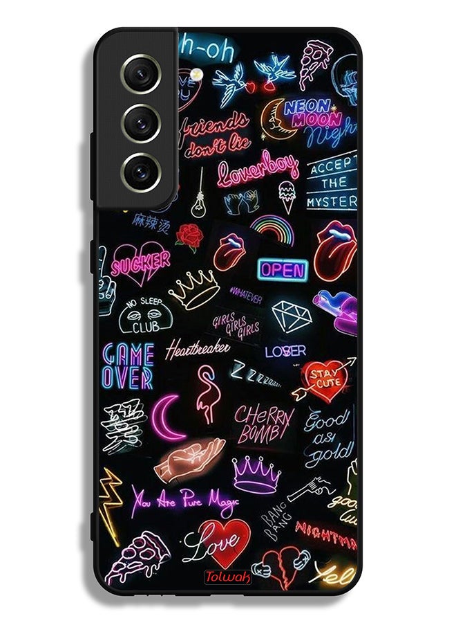 Tolwak Samsung Galaxy S21 FE 5G Protective Case Cover Accept The Mystery - Image 3