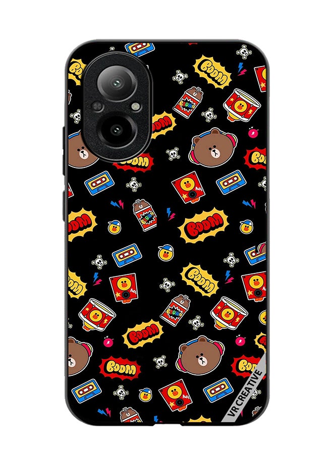 VR CREATIVE Protective Case Cover For Realme C67 4G Boom Design Multicolour - Image 1