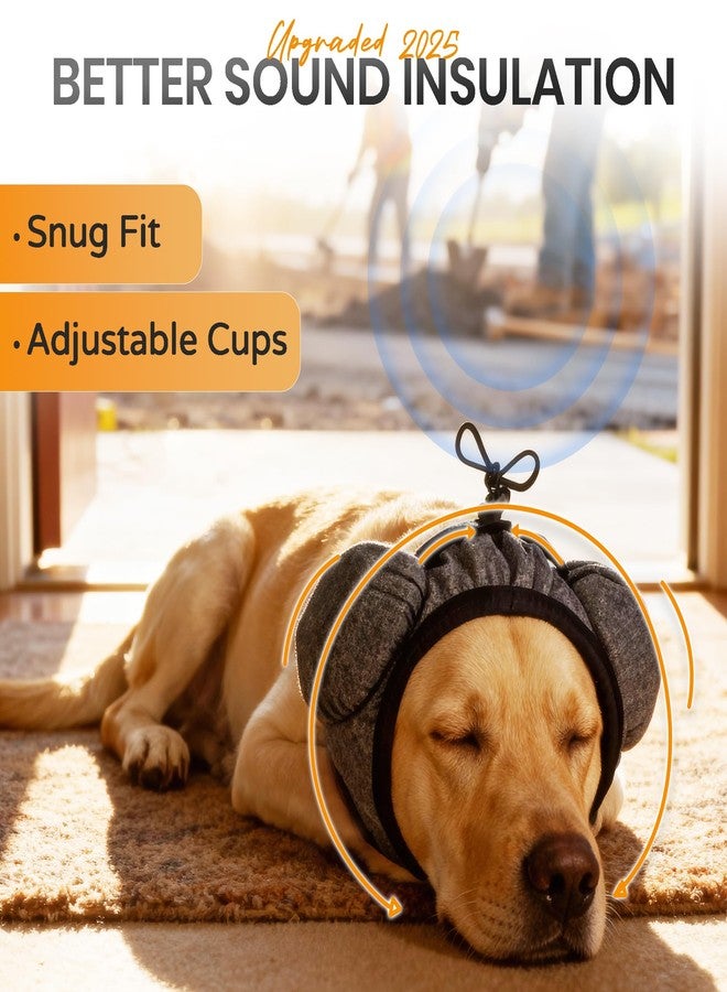 HI-REEKE Dog Ear Muffs Noise Protection, No Flap Ear Wraps Covers for Grooming Dog Earmuffs Noise Cancelling - Image 2