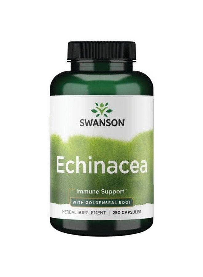 Swanson ECHINACEA W/GOLDENSEAL Root 250 CAPS - Image 4