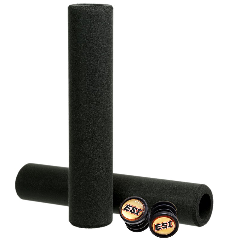 ESI Grips Esi Racer'S Edge Mtb Grip - Thin And Light Handlebar Grips - Extra Light Bike Grips  Black - Image 1