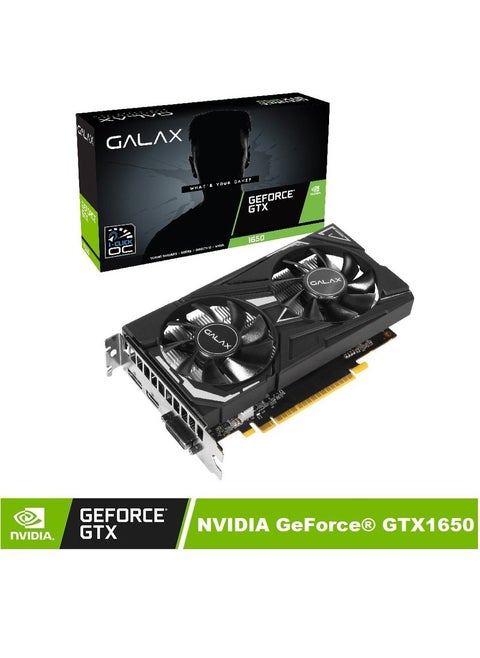 GALAX GeForce® GTX 1650 EX PLUS (1-Click OC) GDDR6 4GB GDDR6 128-bit DP/HDMI/DVI-D