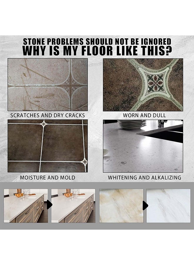 ويليام وير الحجر الرعاية الشمع، بلاط الماء الرعاية المنظف، الحجر الرعاية الشمع معجون السيراميك، الحجر الحماية الصيانة نمط تلميع الشمع للأرضية - 100g - Image 4