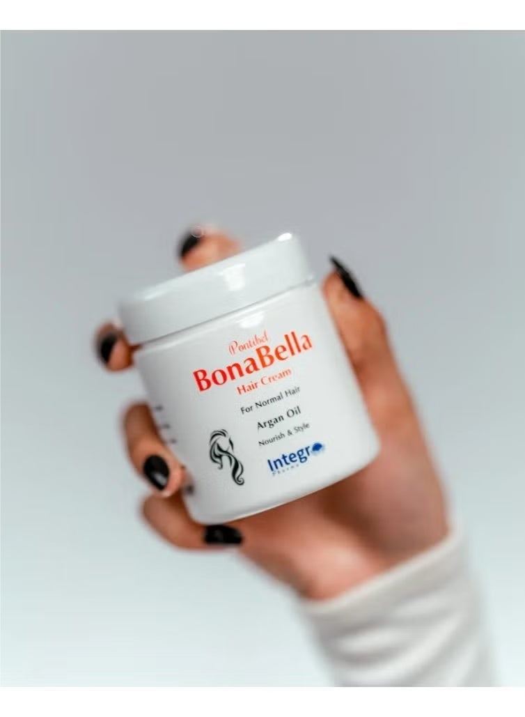 Bonabella Hair Cream with Argan Oil for Normal Hair 200gm - Image 3