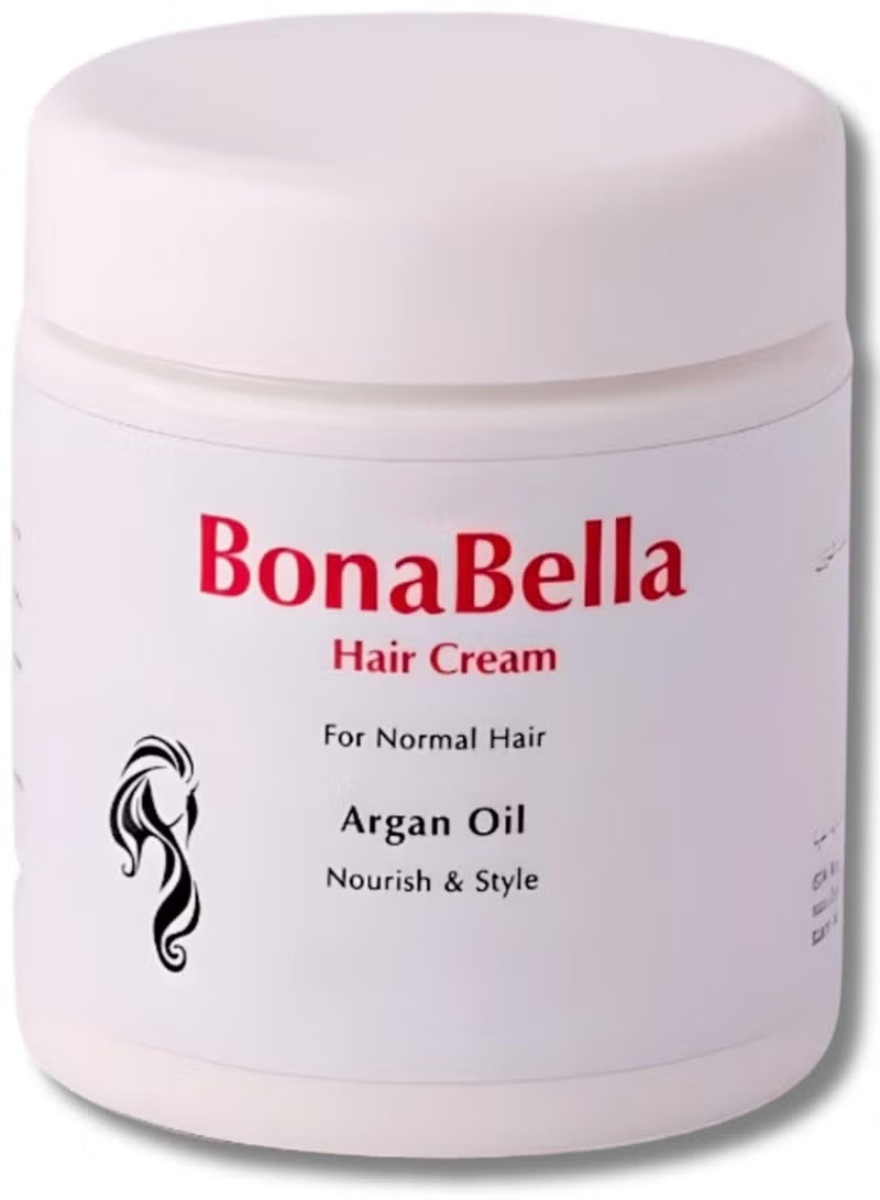 Bonabella Hair Cream with Argan Oil for Normal Hair 200gm - Image 1