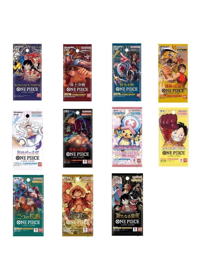 Generic - Bandai One Piece Japanese Edition OP01-OP06 Supplement Pack Japanese Card Pack Full Series Collection Card-Color:"japanese Version Eb02 ""animation 25th Anniversary Collection""/single Pack" - Image 1
