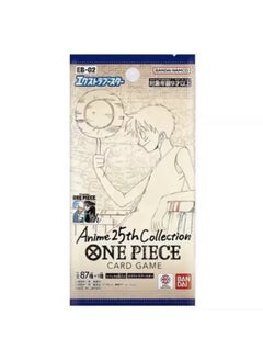 Bandai One Piece Japanese Edition OP01-OP06 Supplement Pack Japanese Card Pack Full Series Collection Card-Color:"japanese Version Eb02 ""animation 25th Anniversary Collection""/single Pack"