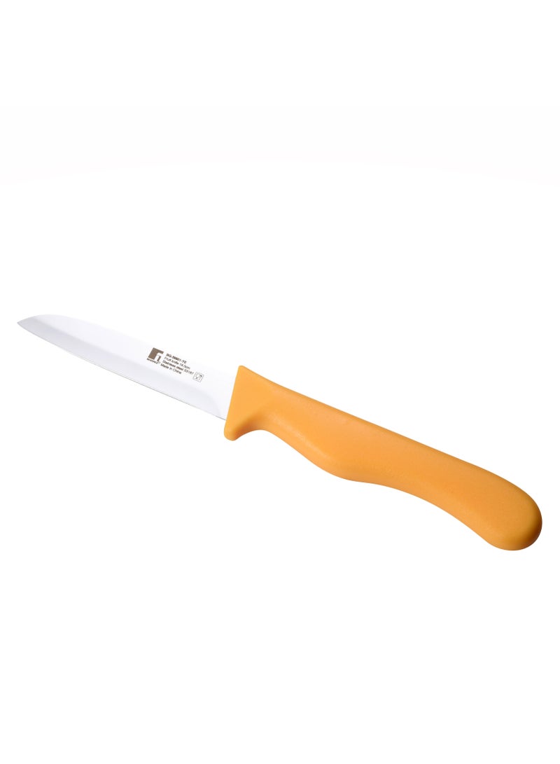 BERGNER 6-Piece Stainless Steel Fruit Knife Set Yellow/Silver - Image 2