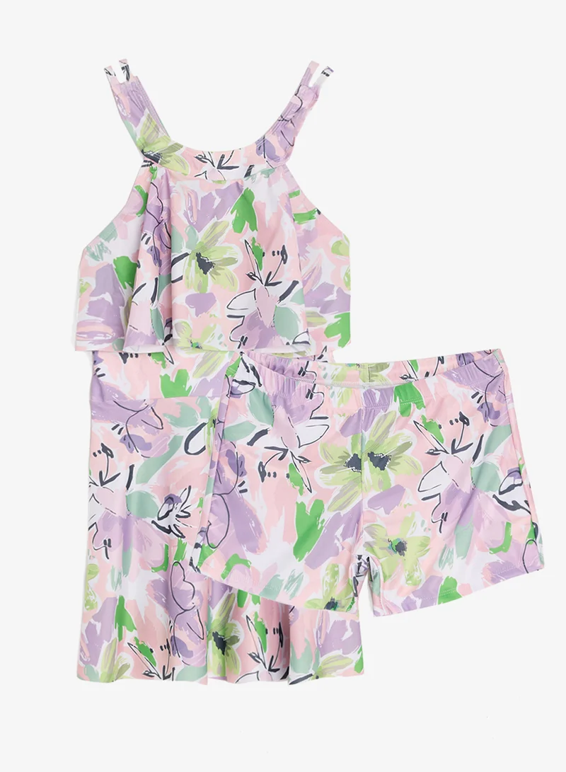 بنياتا ملابس سباحة بطبعة زهور