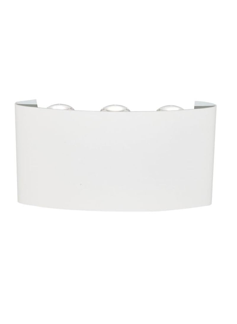 ESNCO ضوء حائط LED مقاوم للماء بجسم من الألمنيوم | ضوء حديث للحوائط الخارجية | ضوء حائط مثبت بشكل بسيط مع 6 مصابيح LED (أبيض) - Image 4