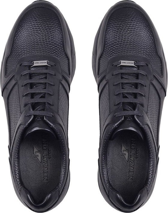 Nevzat Onay Black Lace-Up Sneaker Men's Shoes -29481-  - Image 3