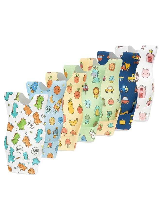 BE'BE' BURP Bebe Burp Disposable Bibs/Use & Throw Baby Feeding Bibs/Apron for Feeding/Burp/Drool | Stick on Tape Closure | Travel & Eco-Friendly Baby Bibs for Newborns/Infants/Toddlers (Multi -Pack of 10) - Image 1