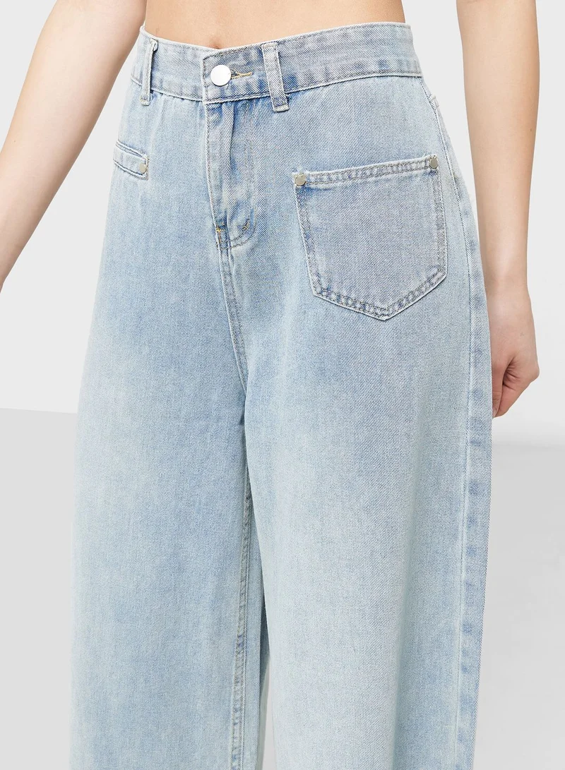 Ginger High Waist Wide Leg Jeans