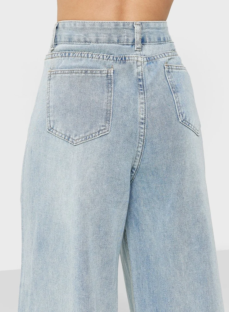 Ginger High Waist Wide Leg Jeans