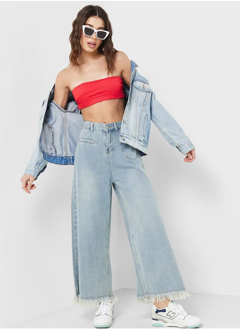 Ginger High Waist Wide Leg Jeans