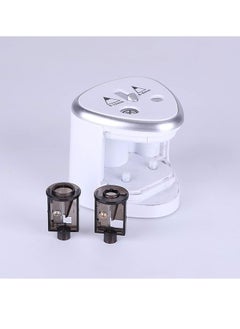 LINJIE Electric Pencil Sharpener, Double Hole Multi-functional Automatic Pencil Sharpener Battery Operated with 2 Holes(6-8mm / 9-12mm) for School Classroom/Office/Home  - Image 5