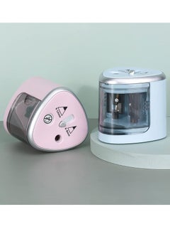 LINJIE Electric Pencil Sharpener, Double Hole Multi-functional Automatic Pencil Sharpener Battery Operated with 2 Holes(6-8mm / 9-12mm) for School Classroom/Office/Home  - Image 2