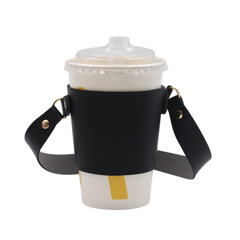 Outdoor Milk Tea Portable Cup Cover Heat Insulation Anti-Scalding Shopping Coffee Cup Hand Bag Outgoing Portable Ice Cup Cover - Image 1
