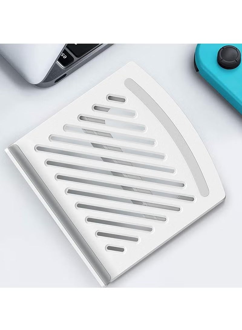 عربست حامل كمبيوتر محمول للمكتب، حامل كمبيوتر مكتبي متعدد الزوايا قابل للتعديل وقابل للطي وثابت ومتعدد الزوايا قابل للتهوية لحامل الكمبيوتر المحمول - في حدود 17 بوصة (أسود) - Image 4