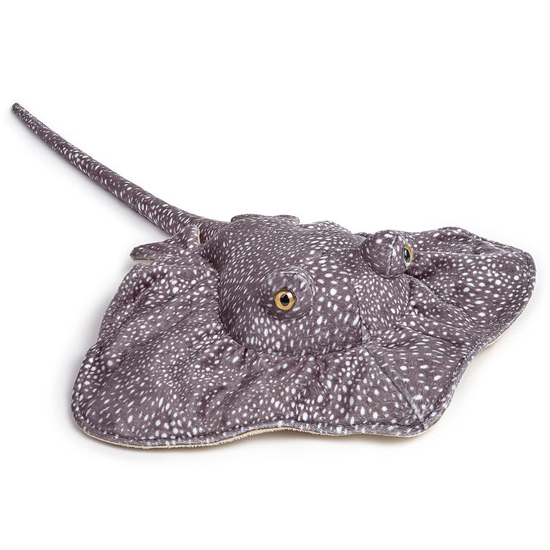 ZHONGXIN MADE Simulation Stingray Fish Plush Toys Stuffed Animal 20 inch Manta Ray Bass Leopard Stingray Deep Sea Toy Cute Skate Fish Toy as Gift for Kids - Image 3