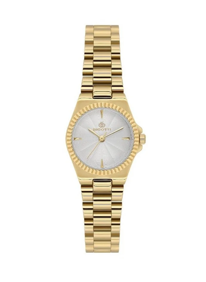 BIGOTTI Bigotti - Quotidiano Women Watch | Stainless SteelBrass Case | Analog | Round Dial | Mineral Glass | Japanese Quartz | Water Resistant 30 Meters