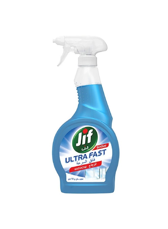 Jif Ultra Fast Easy To Use Window Cleaner Spray Clear 500 ml 69586065 - Image 1