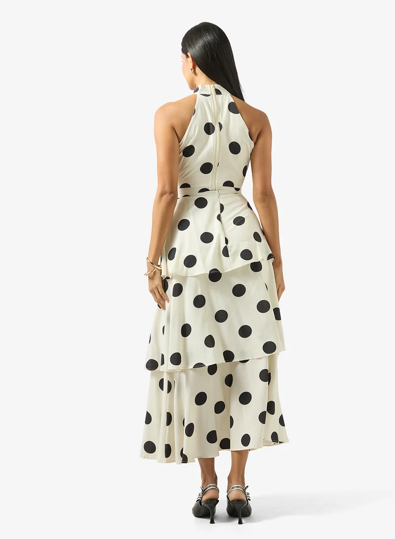 ايلا Polka Tiered Dress