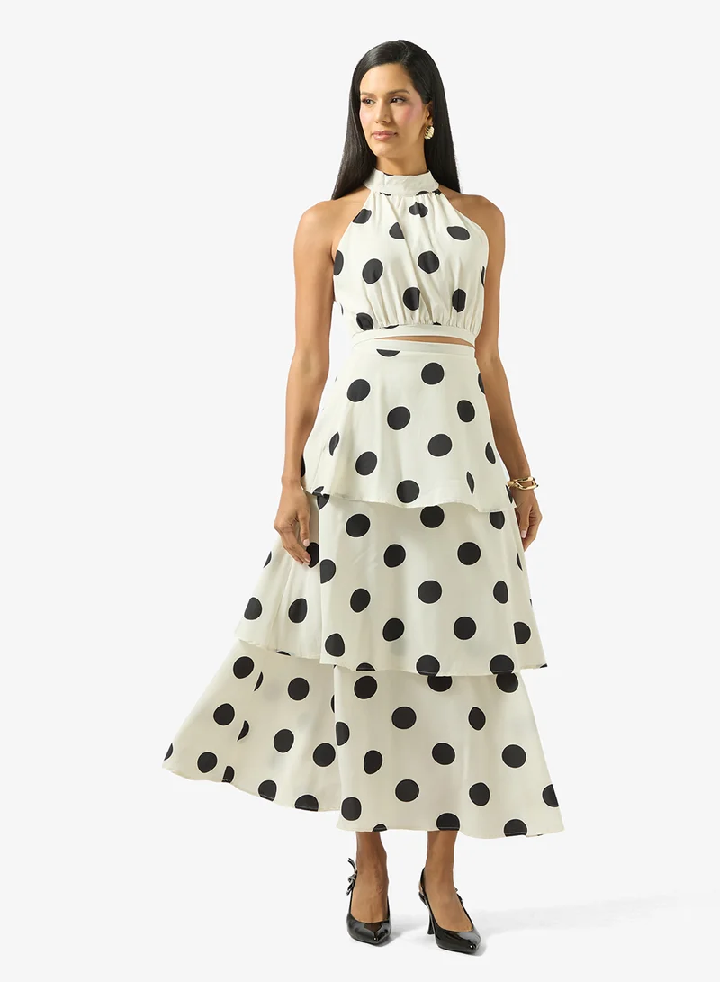 ايلا Polka Tiered Dress