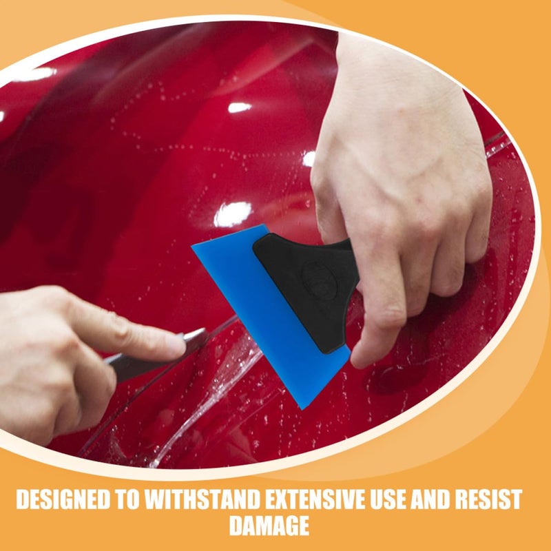 2 Pack Soft Rubber Squeegee With Handle For Car Tint And Shower Glass Cleaning - Image 4