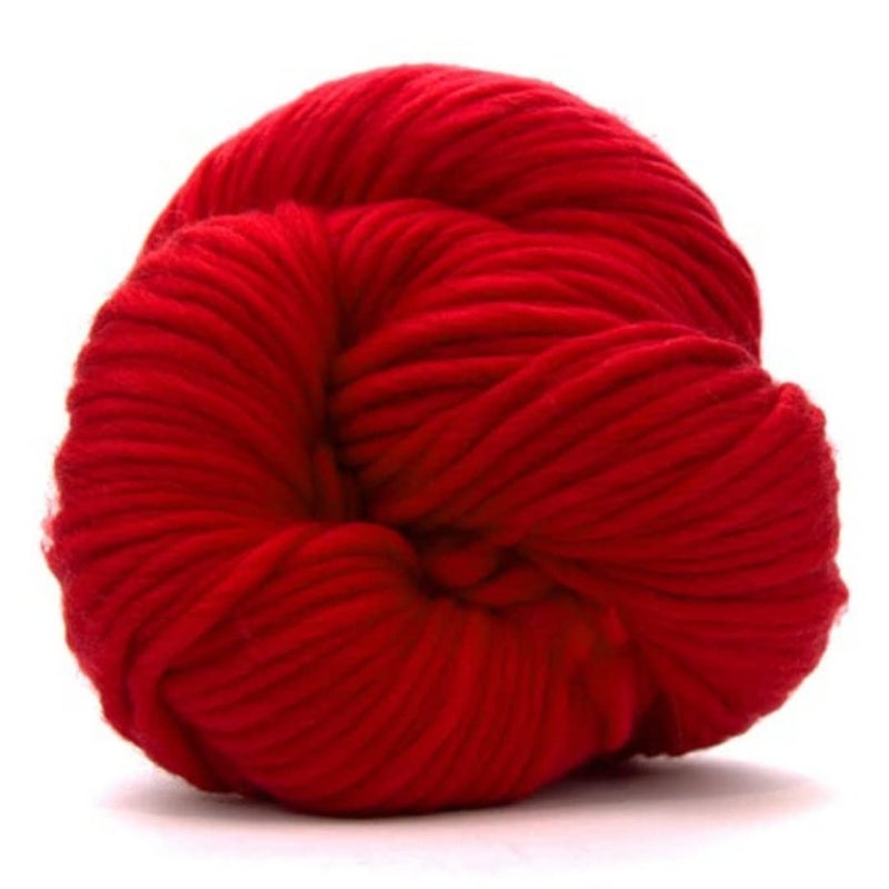 Revolution Fibers | Premium Super Bulky Merino Yarn | 100-Grams of 100% Wool Yarn Chunky Weight, Thick Wool Yarn for Knitting, Crochet, Baby Blanket, Dyed, Felting, Weaving (Scarlet) - Image 1