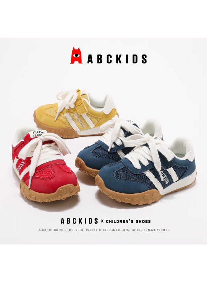 Abc Kids Children's Running Shoes Autumn Winter Boys Girls Casual Mesh Sports Shoes 3594 White/yellow Size 32 - Image 5